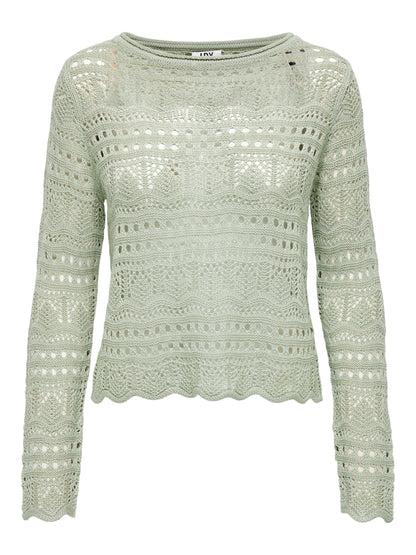 JDY Strickpullover Damen Beige