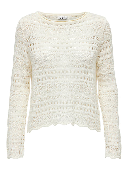 JDY Strickpullover Damen Beige