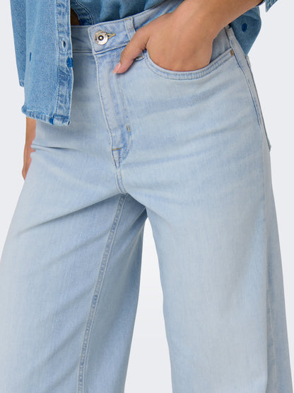 Bestseller Wide Fit Jeans Damen Dunkelblau