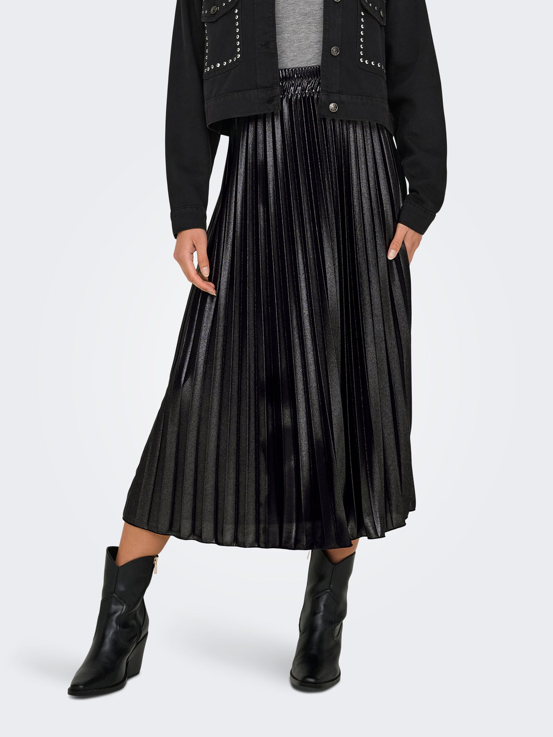 Bestseller Plissierter Rock Damen Kombinationswunder Elastischer Bund