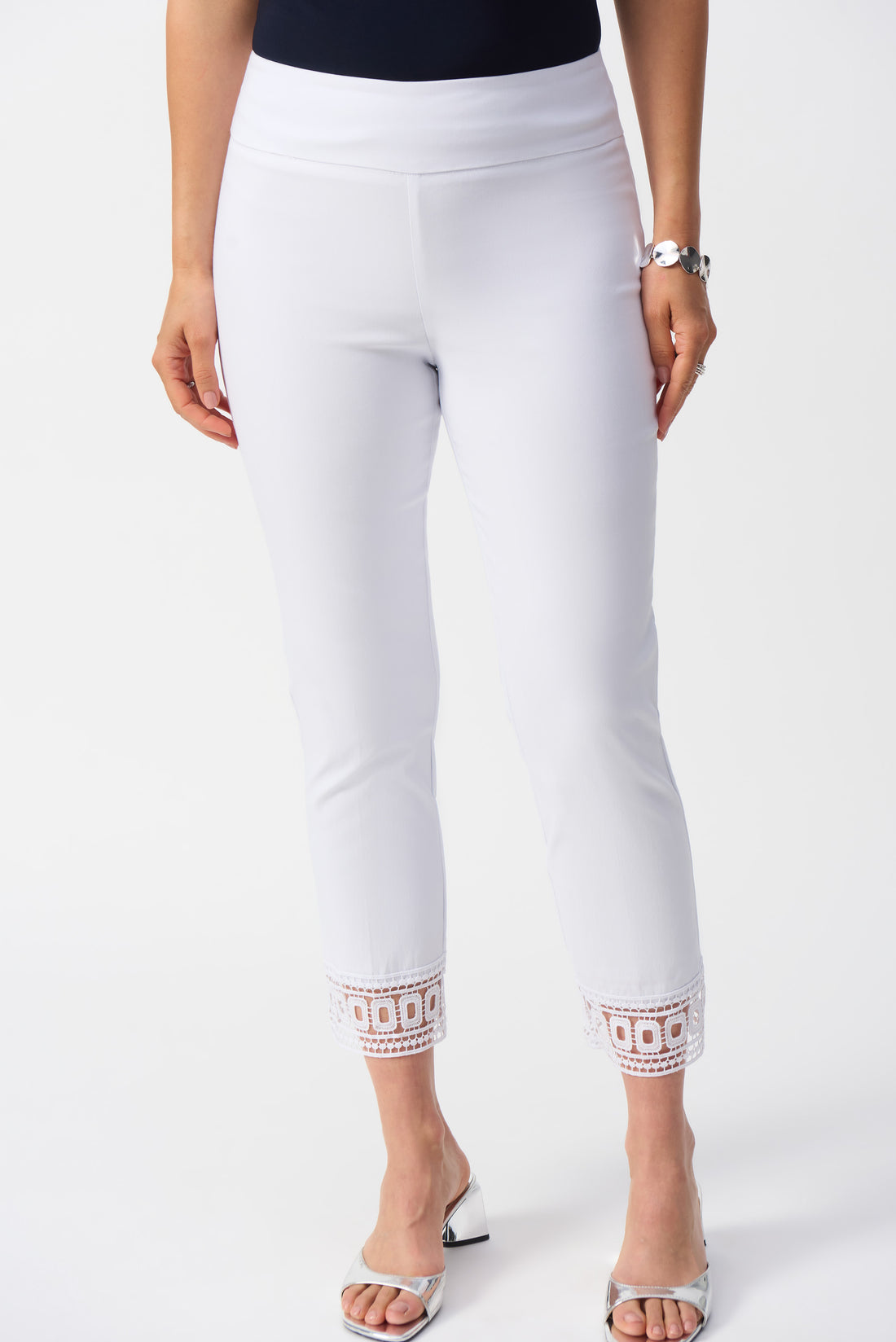 Schlupfhose aus Millennium-Stretch mit verkürztem Saum