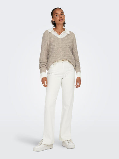 JDY Strickpullover Damen Flexibel und Trendig