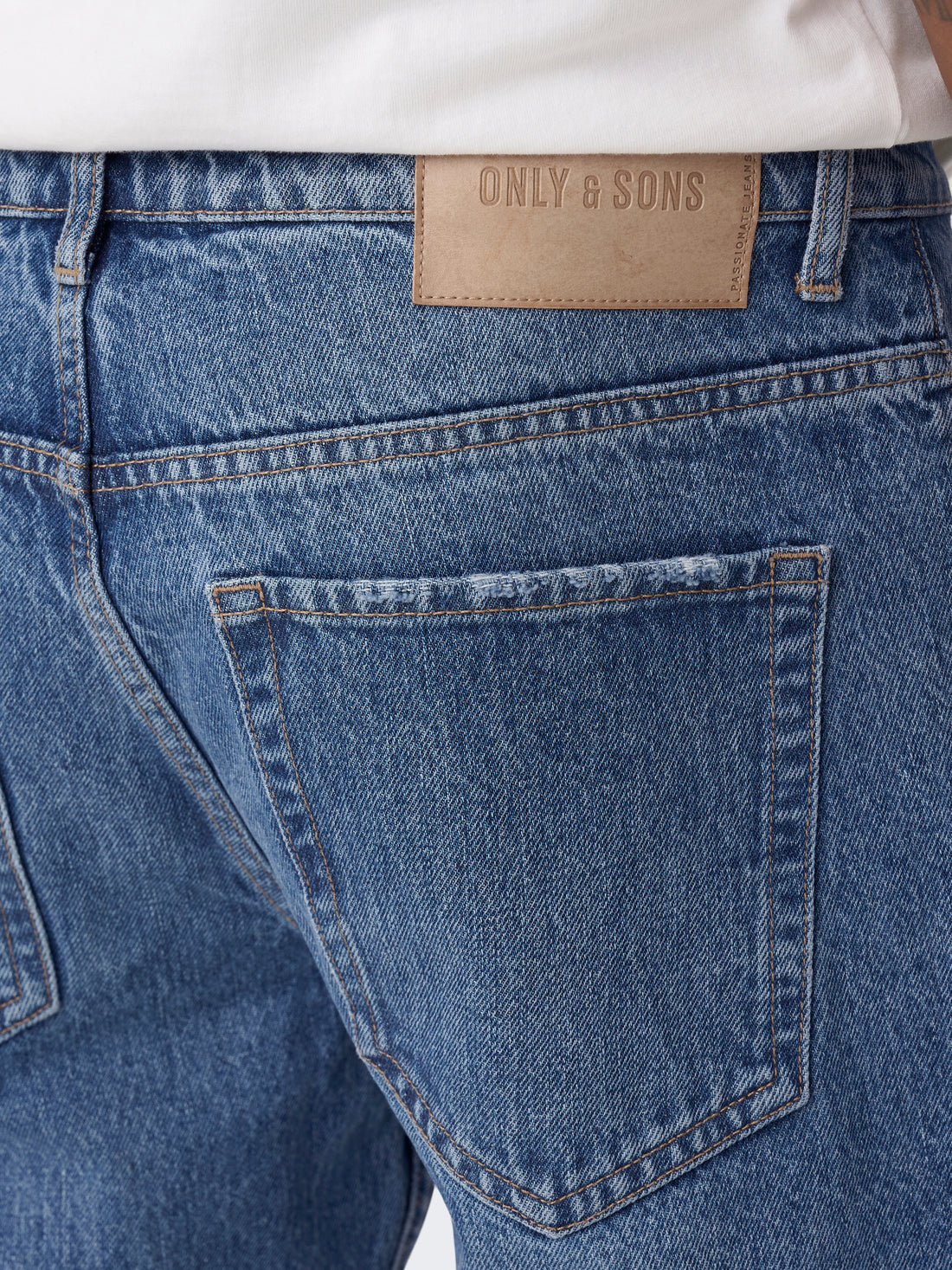 EDGE Regular Fit Jeans Herren Klassisch Bequem