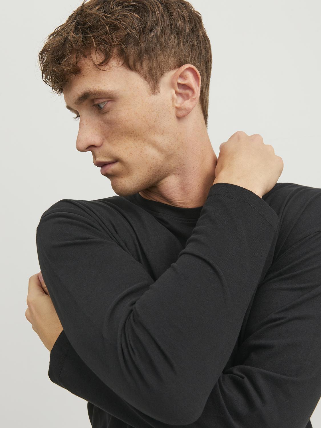 Bestseller Langarm T-Shirt Herren Klassisch