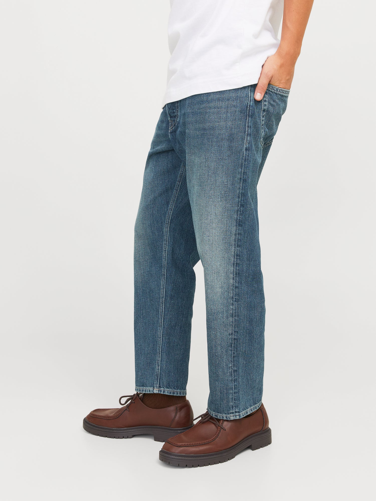 Original Tapered Fit Jeans Damen Stonewashed Blue
