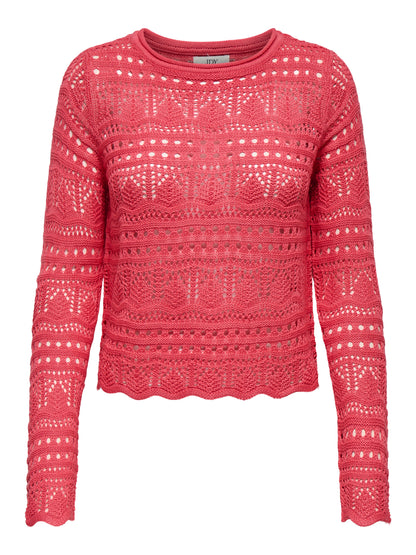 JDY Strickpullover Damen Beige