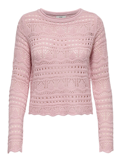 JDY Strickpullover Damen Beige