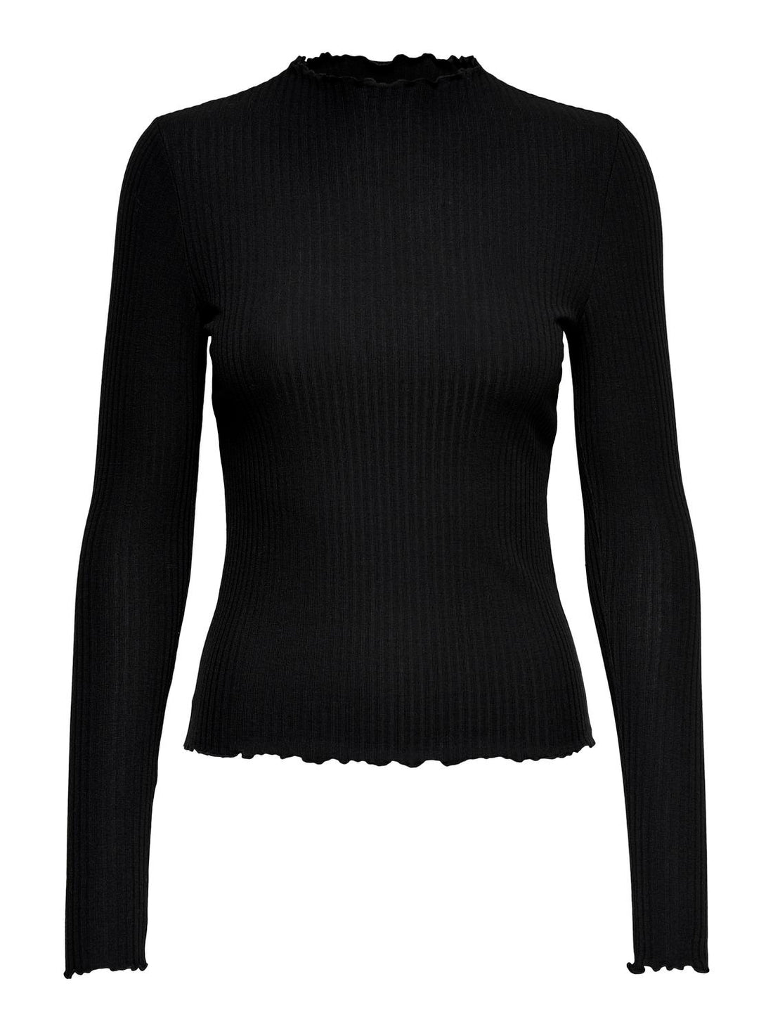 Bestseller Langarm Top Damen Schwarz
