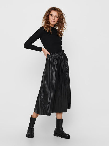 Bestseller Langarm Top Damen Schwarz