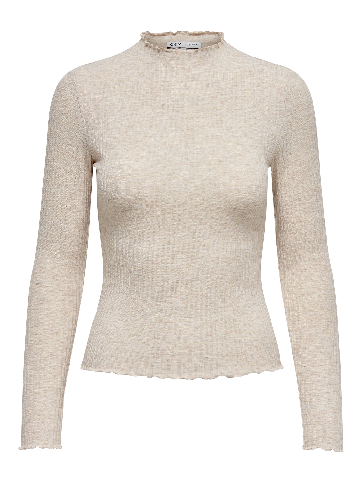 Bestseller Langarm Top Damen Schwarz