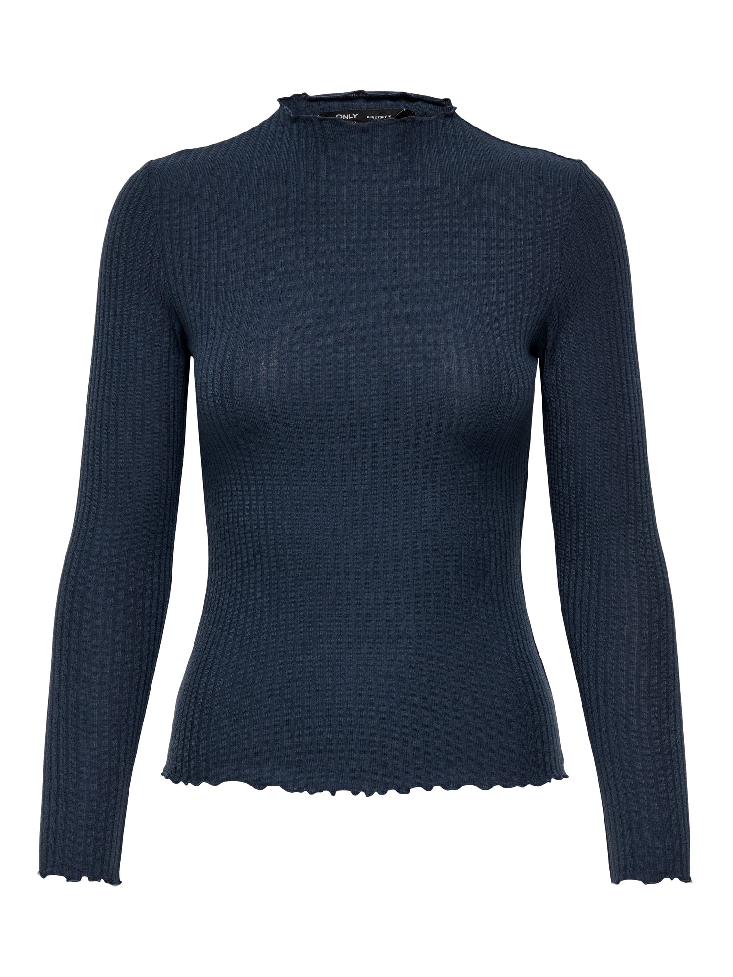 Bestseller Langarm Top Damen Schwarz