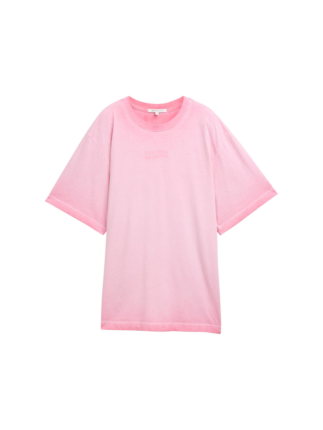 Tom Tailor Denim Oversized T-Shirt Damen mit Schriftzug