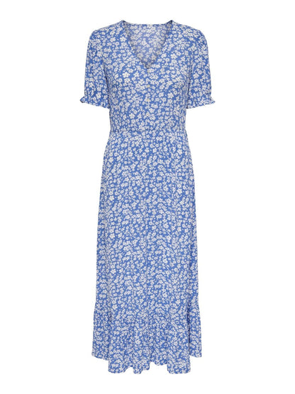 Bestseller Sommerkleid Damen Maxi Elastische Taille