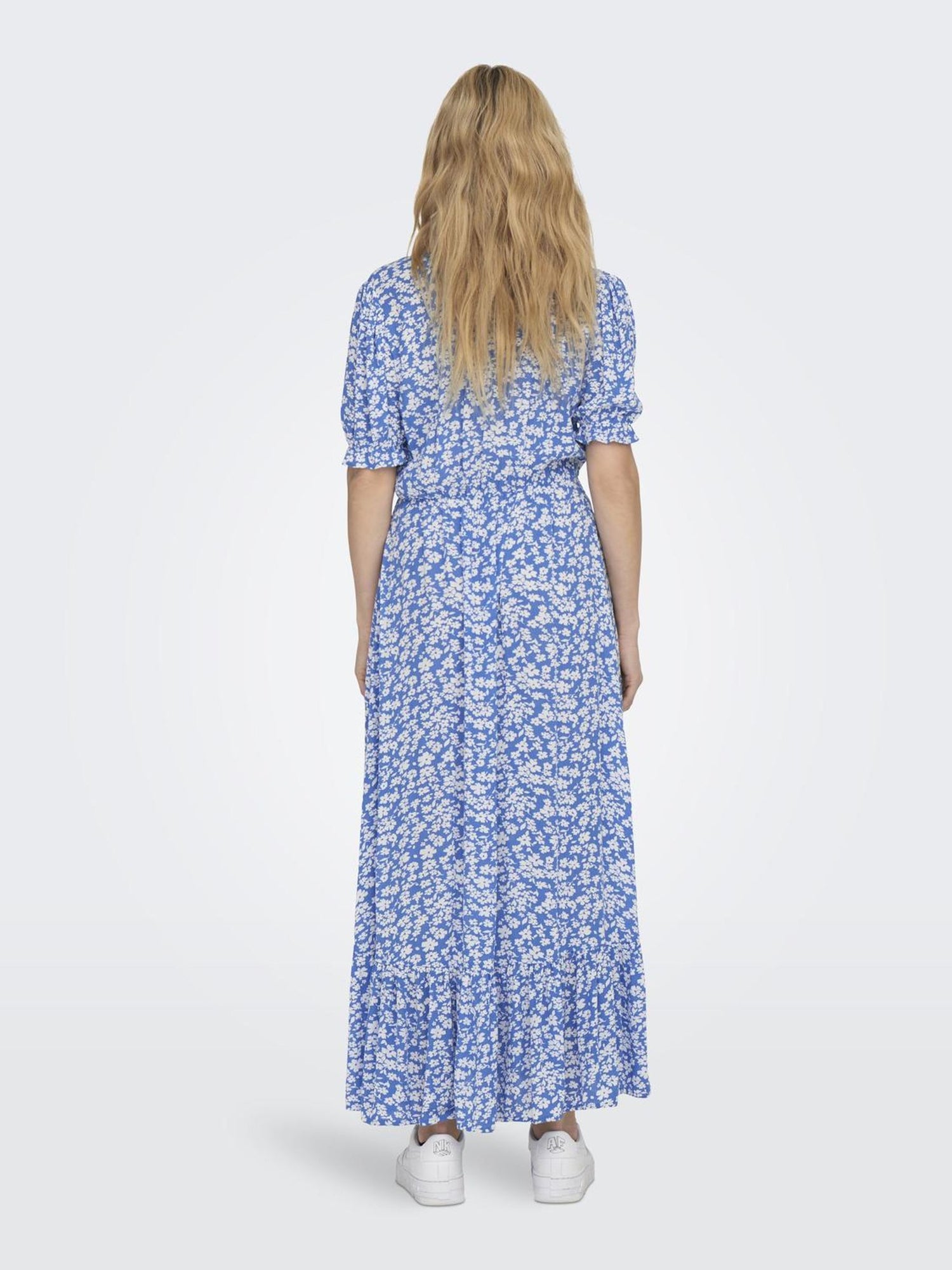Bestseller Sommerkleid Damen Maxi Elastische Taille