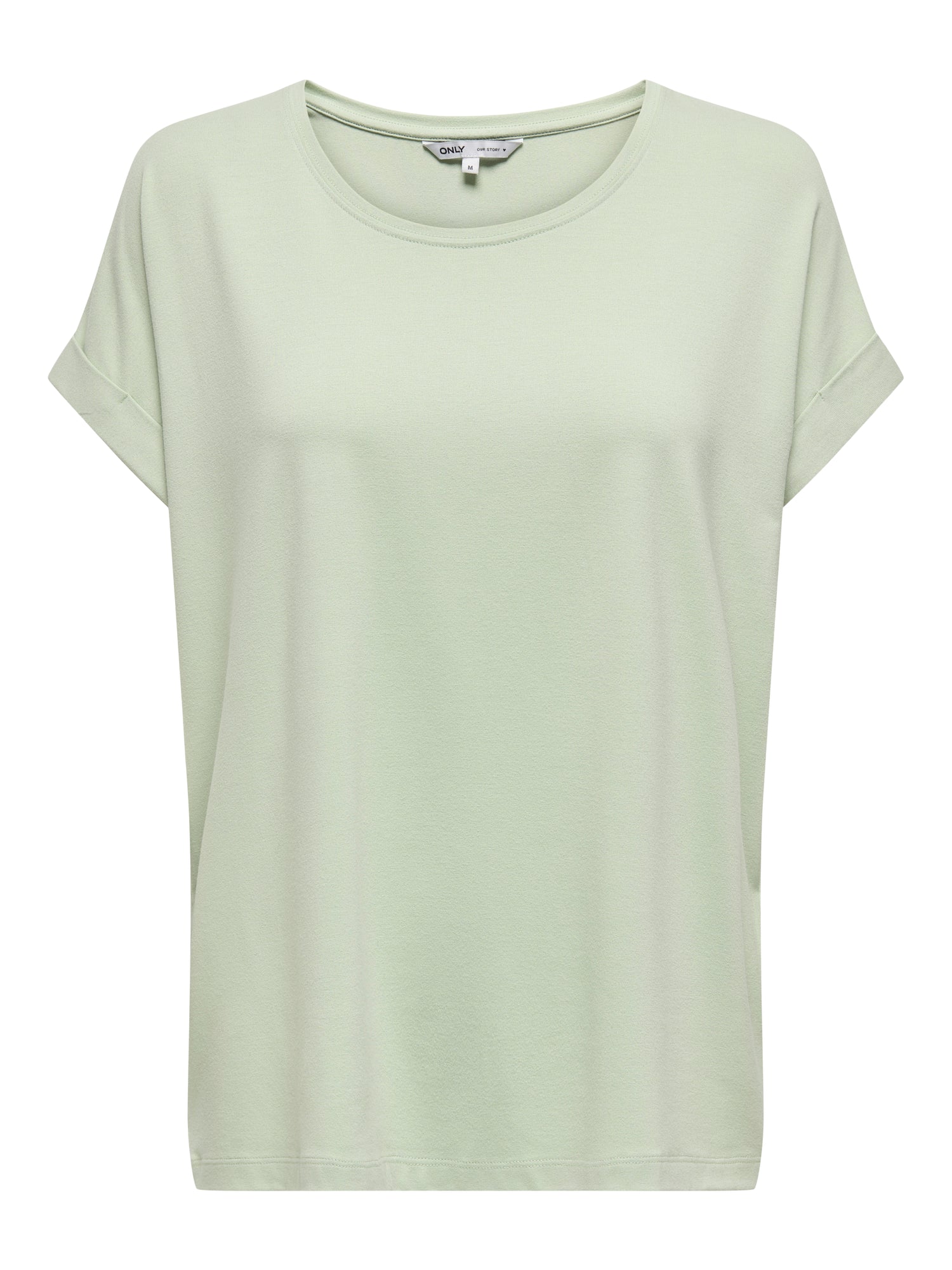 Bestseller Top Damen Rundhals Kurzarm Schwarz<br>