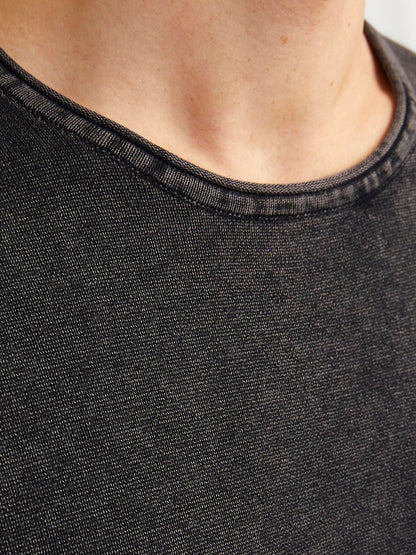 Bestseller Strickpullover für Männer mit Acid Wash