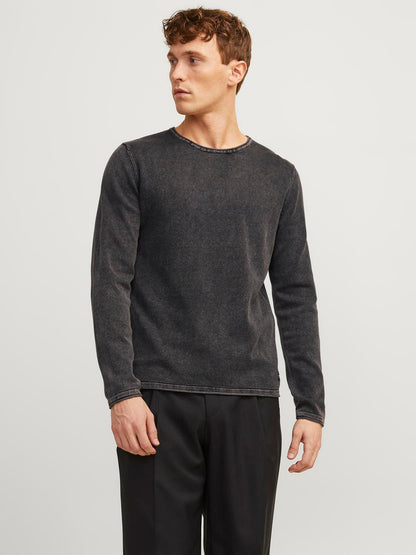 Bestseller Strickpullover für Männer mit Acid Wash