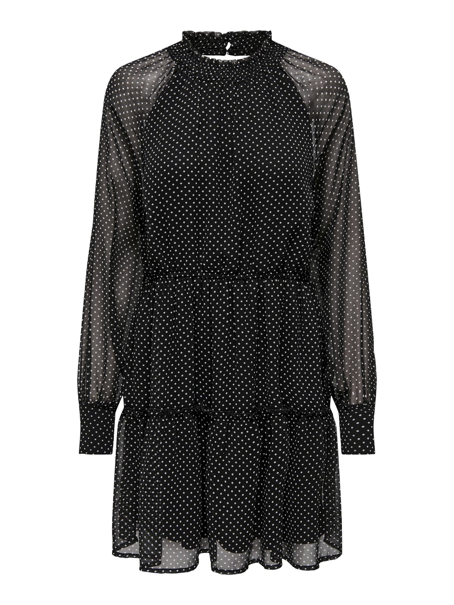 Bestseller Festliches Kleid Damen Elegantes Langarmkleid mit Rüschen