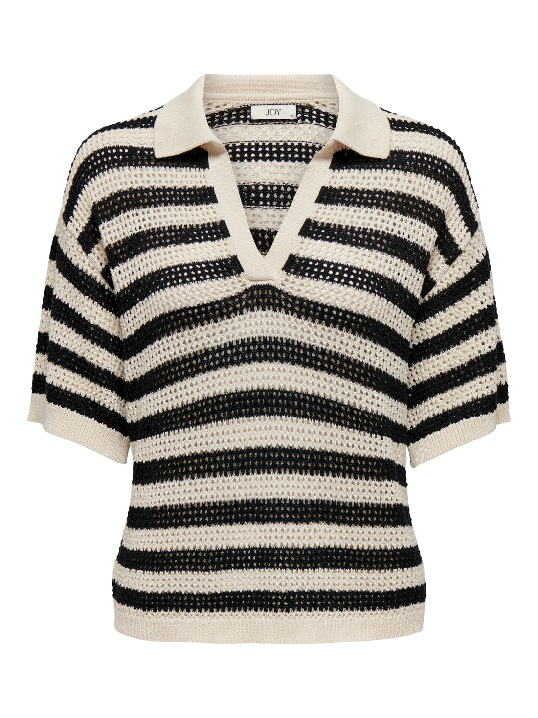 JDYTIKKA S/S POLO PULLOVER KNT NOOS