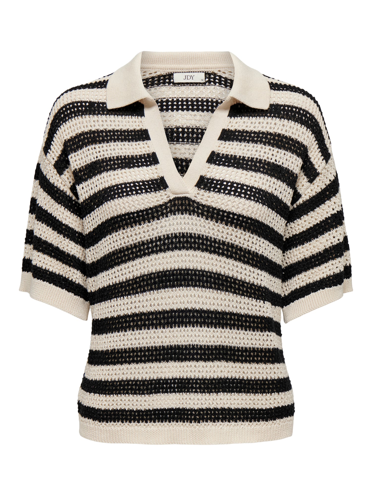 JDYTIKKA S/S POLO PULLOVER KNT NOOS
