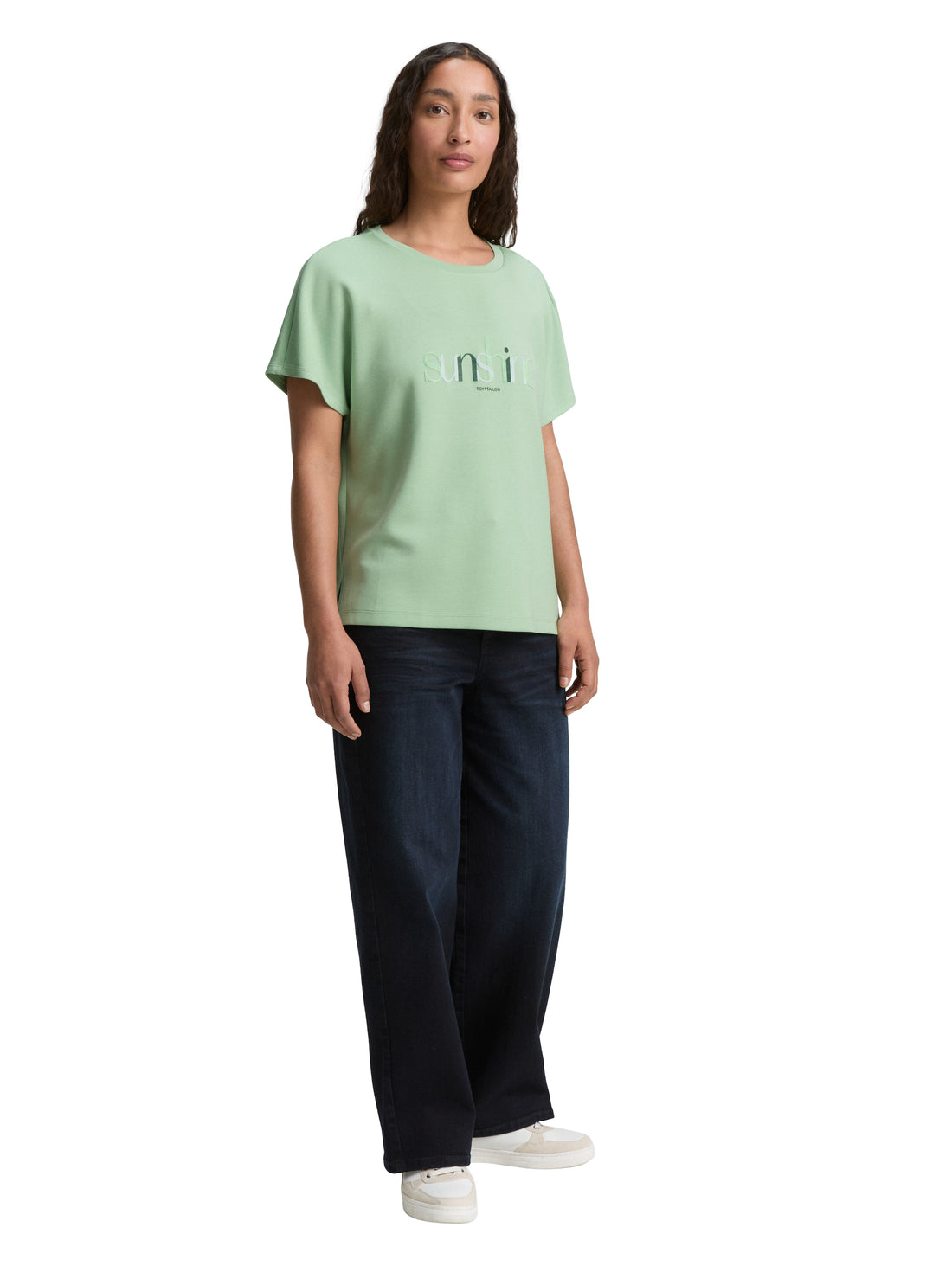 Tom Tailor Denim T-Shirt Damen Print Scuba-Stoff