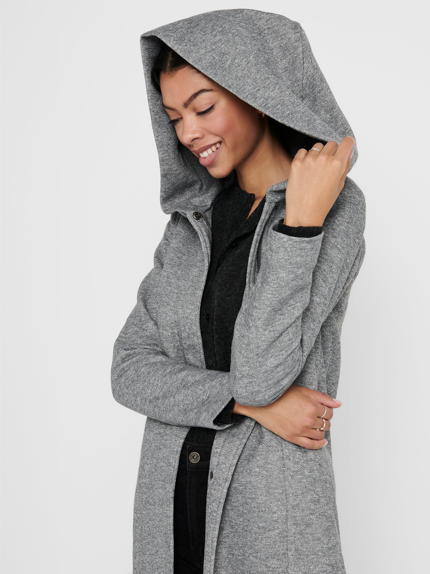 Bestseller Wintermantel für Damen mit Kapuze und Midi-Länge