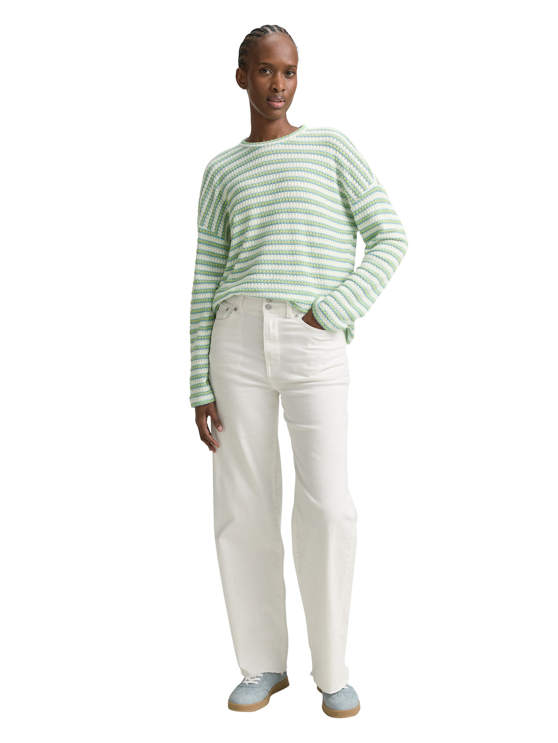 Tom Tailor Denim Sweatshirt aus Jacquard-Stoff für Frauen