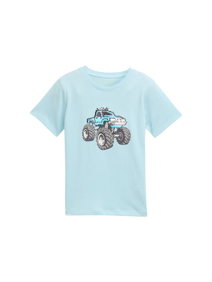 Tom Tailor Denim Kinder T-Shirt Männlich mit Wendepailletten