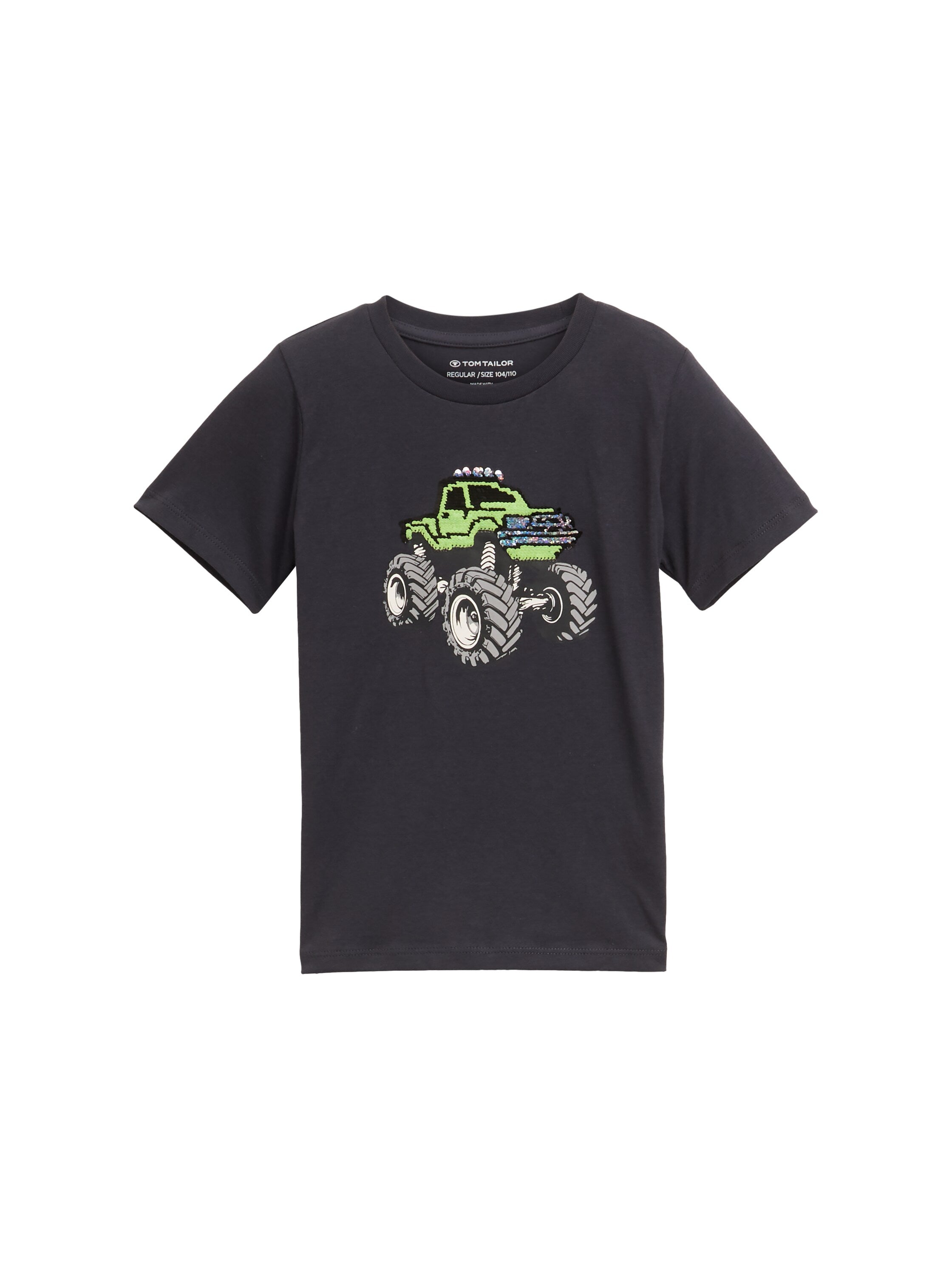 Tom Tailor Denim Kinder T-Shirt Männlich mit Wendepailletten