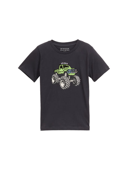 Tom Tailor Denim Kinder T-Shirt Männlich mit Wendepailletten
