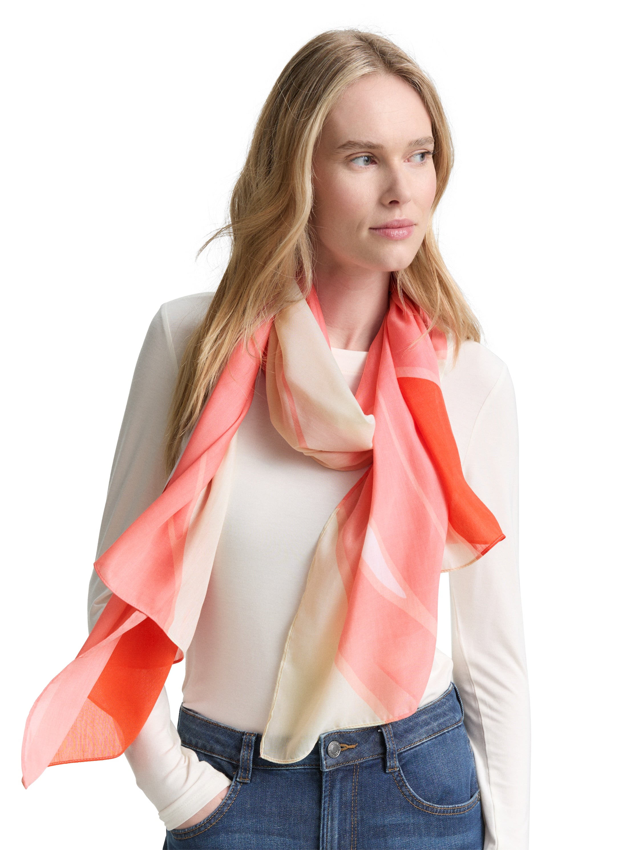 Tom Tailor Gemusterten Schal Erwachsene OS