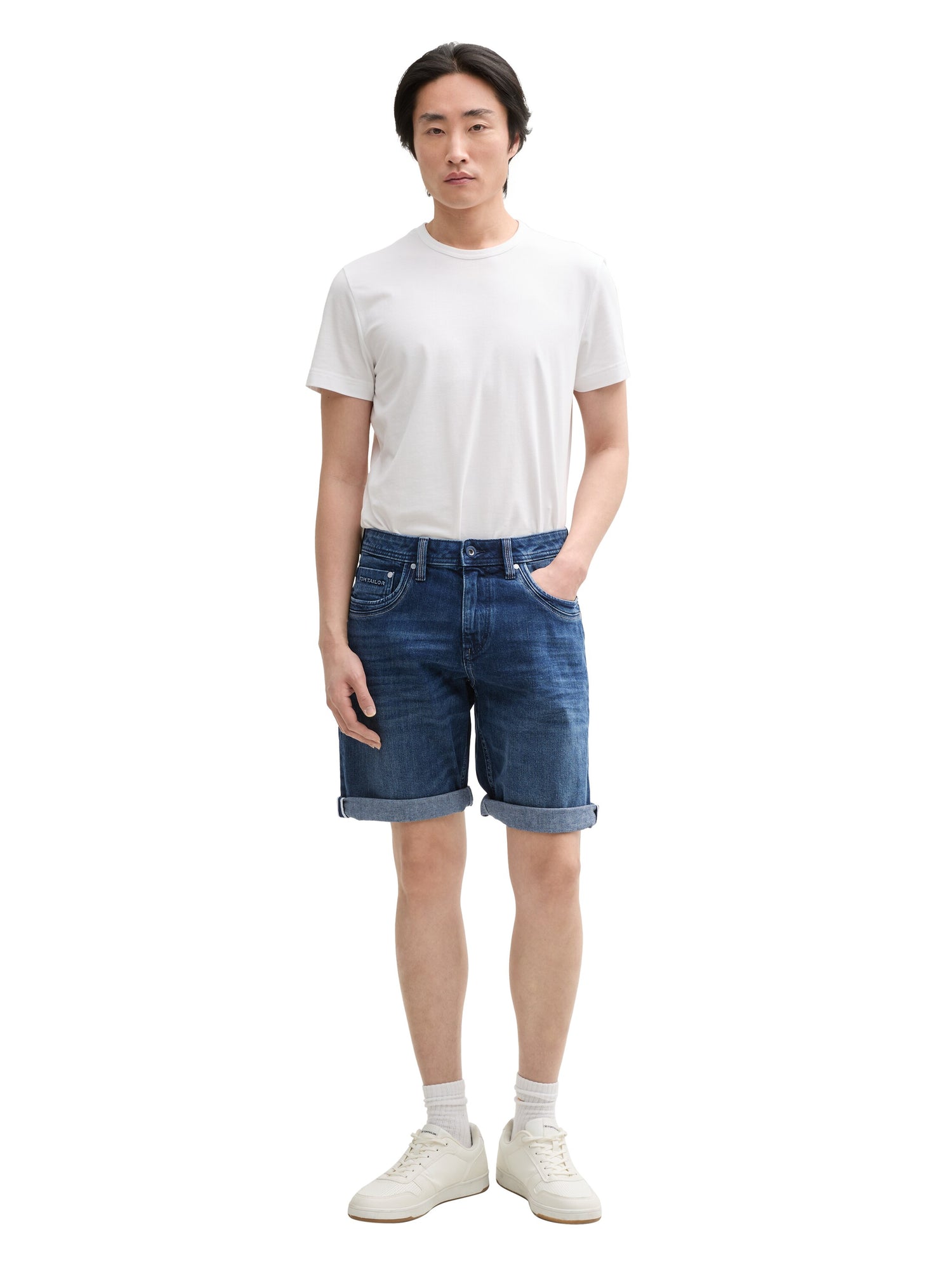 Tom Tailor Denim Jeansshorts Herren Five-Pocket Sommerstyle