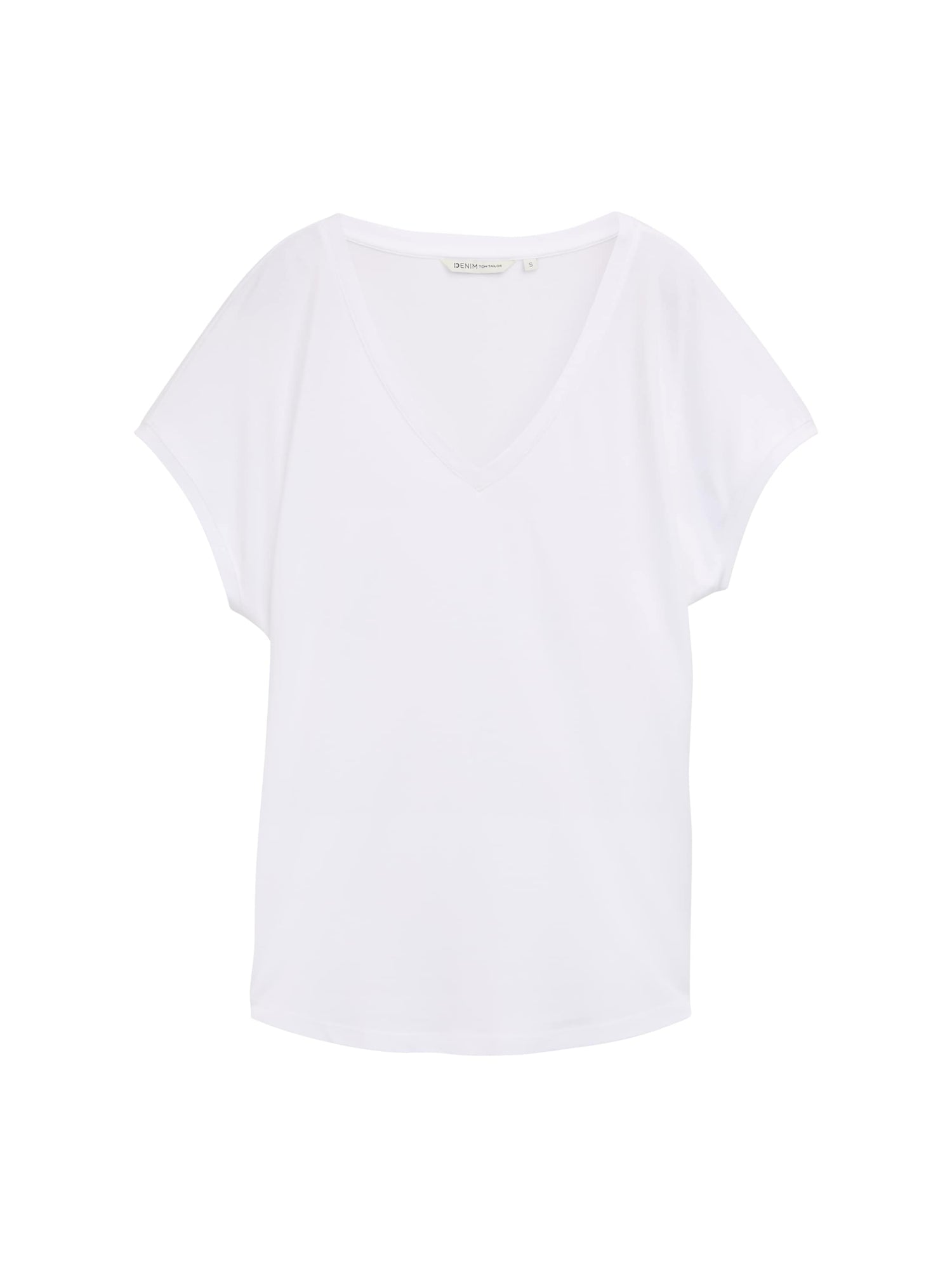 Loose Fit T-Shirt mit V-Ausschnitt