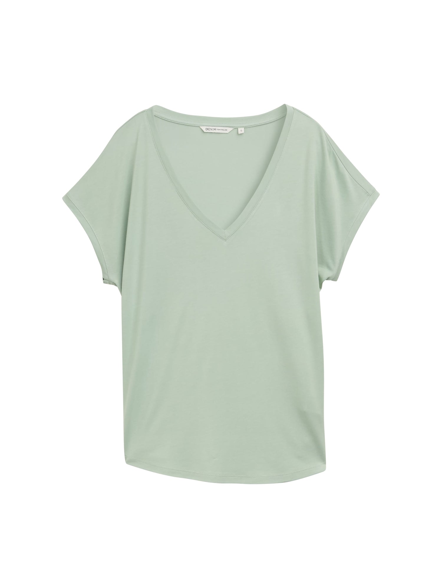 Loose Fit T-Shirt mit V-Ausschnitt