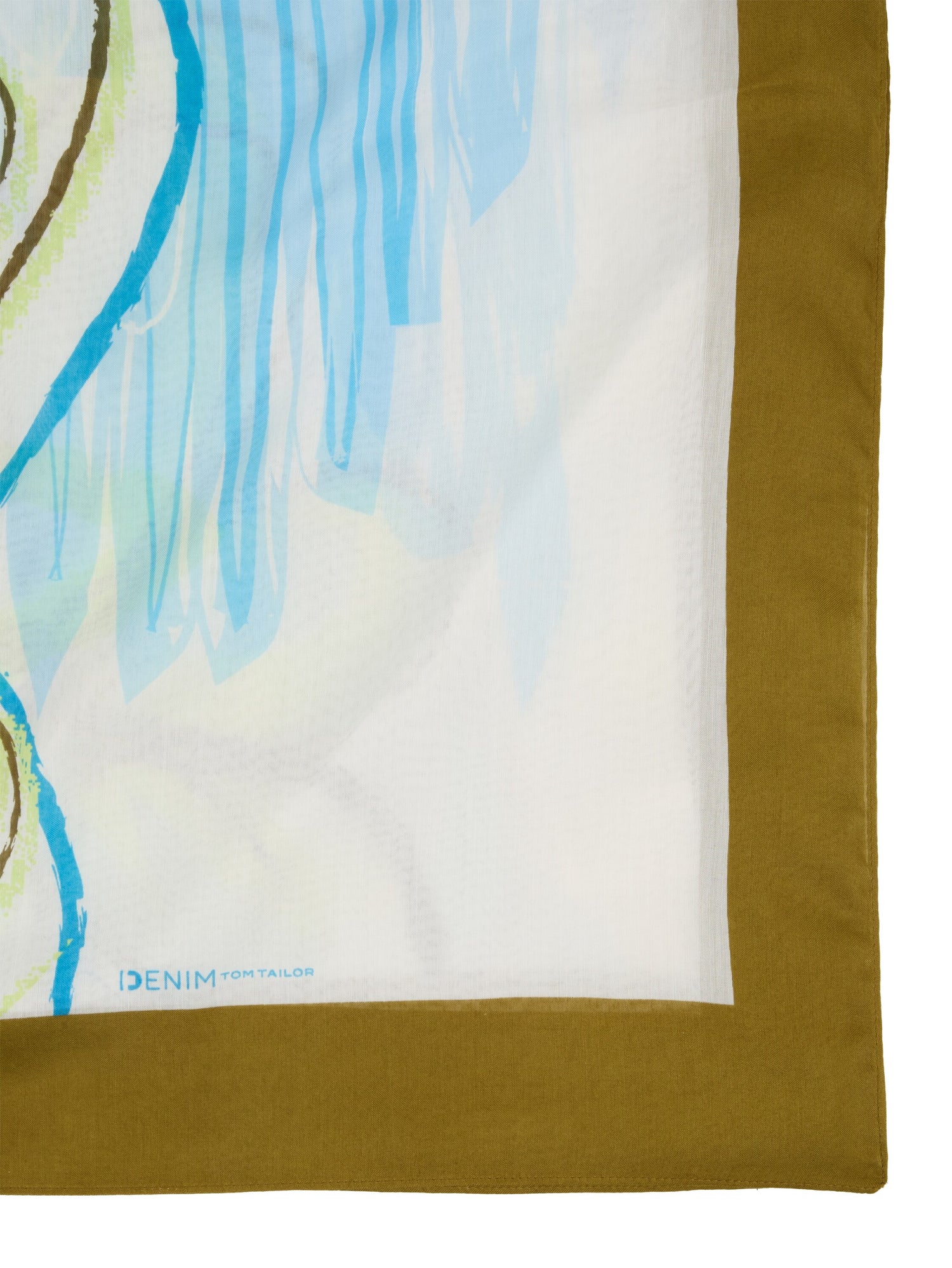 Tom Tailor Denim Leichter Blumen-Print Schal für Erwachsene