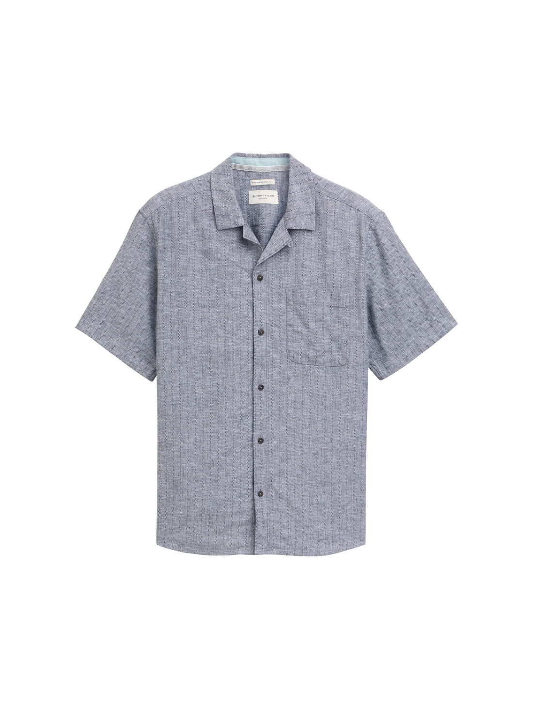 Tom Tailor Denim Leinen-Baumwoll-Hemd Erwachsene Leicht und Kühl