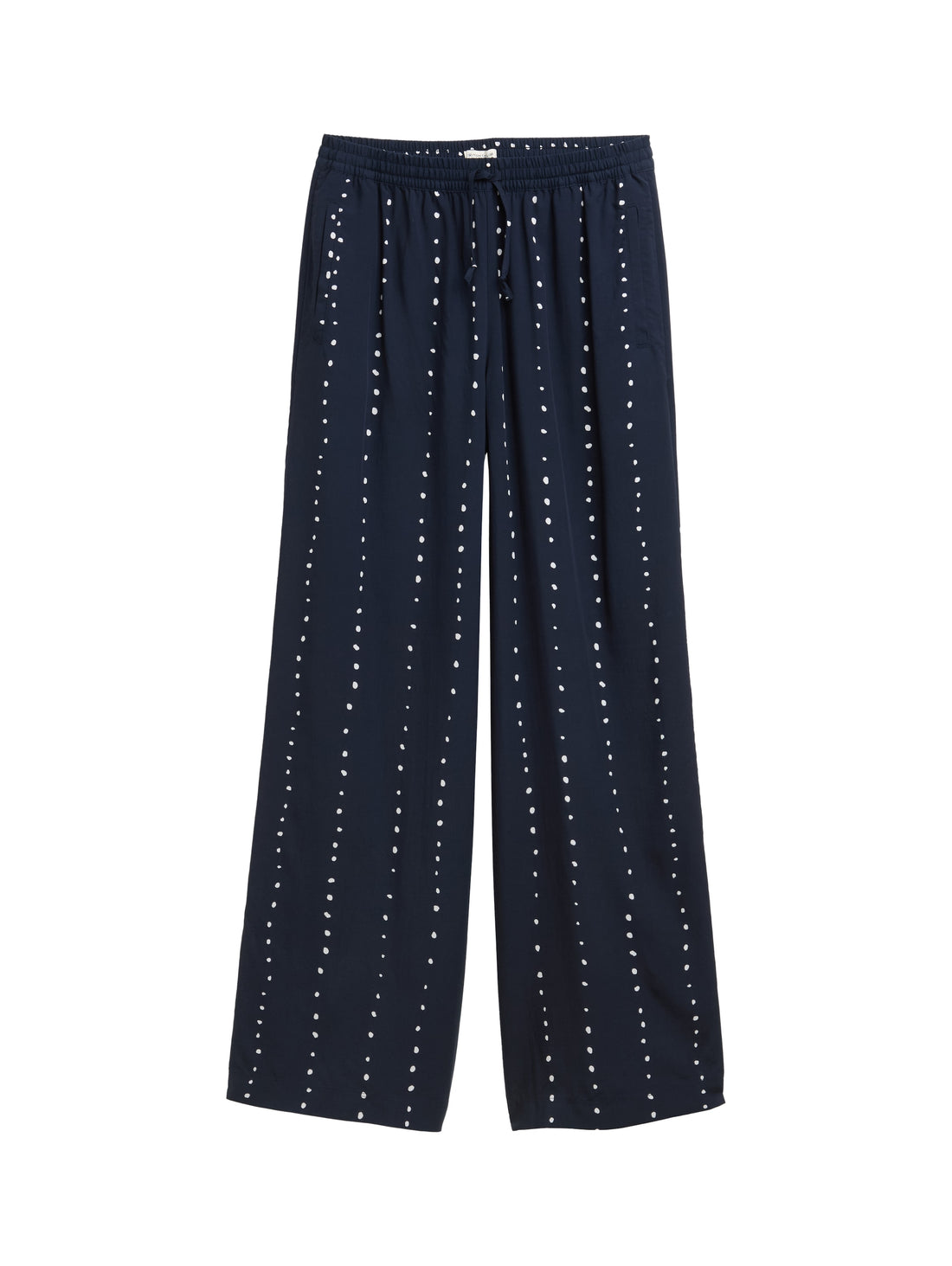 Tom Tailor Denim Weite Stoffhose für Erwachsene Weiblich aus Viskose-Lyocell-Mix