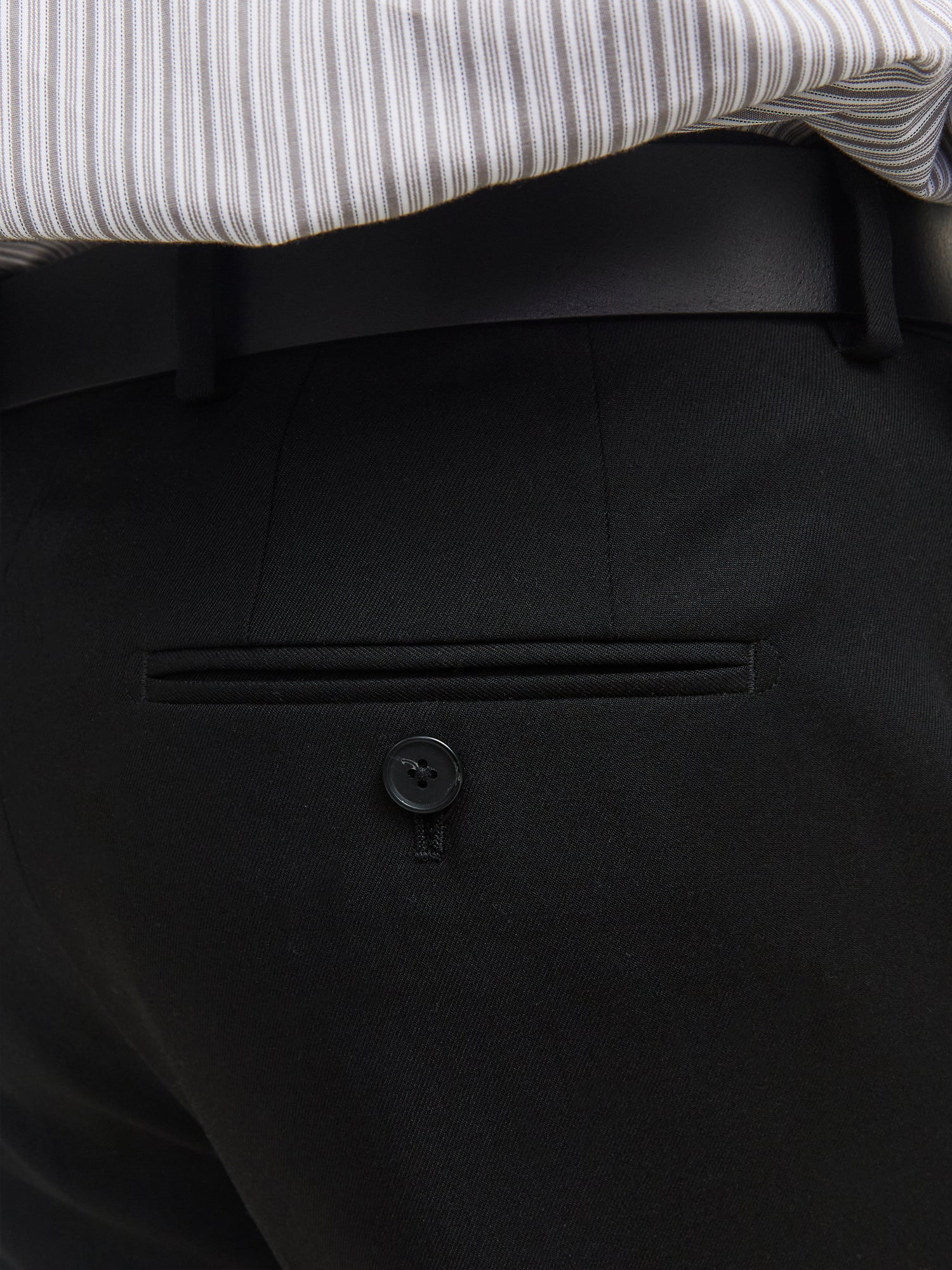 Twill Anzughose Herren Mid Rise Normal geschnitten