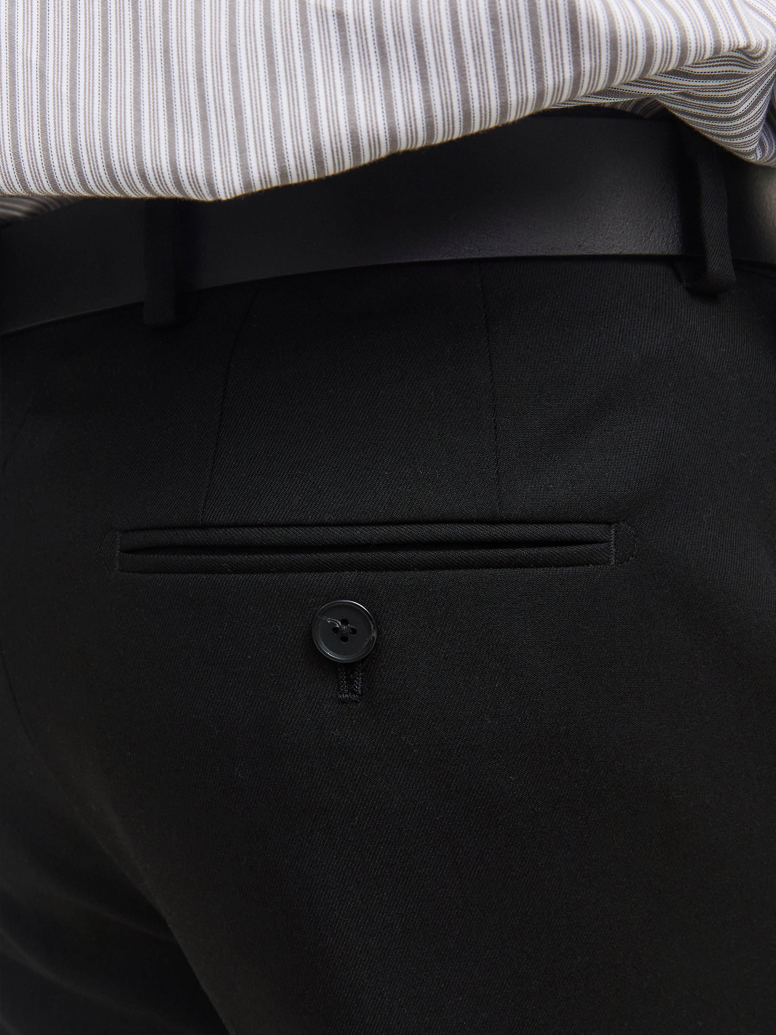 Twill Anzughose Herren Mid Rise Normal geschnitten