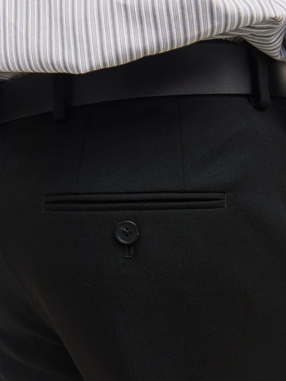 Twill Anzughose Herren Mid Rise Normal geschnitten