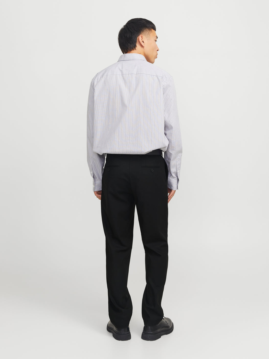 Twill Anzughose Herren Mid Rise Normal geschnitten