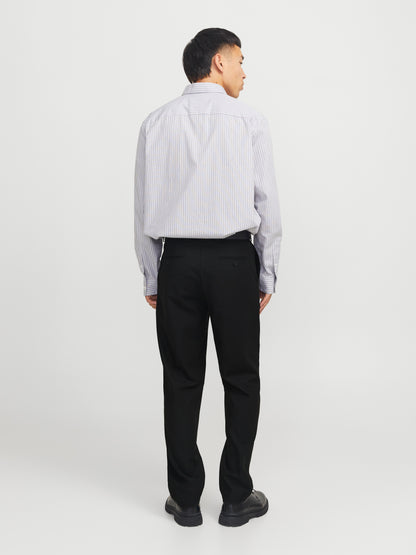 Twill Anzughose Herren Mid Rise Normal geschnitten