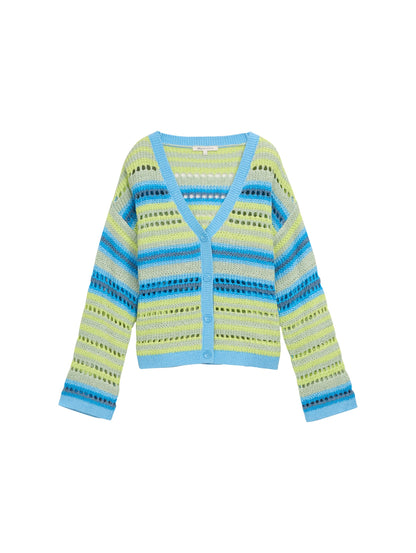 Tom Tailor Denim Strickjacke mit überschnittener Schulternaht für Damen
