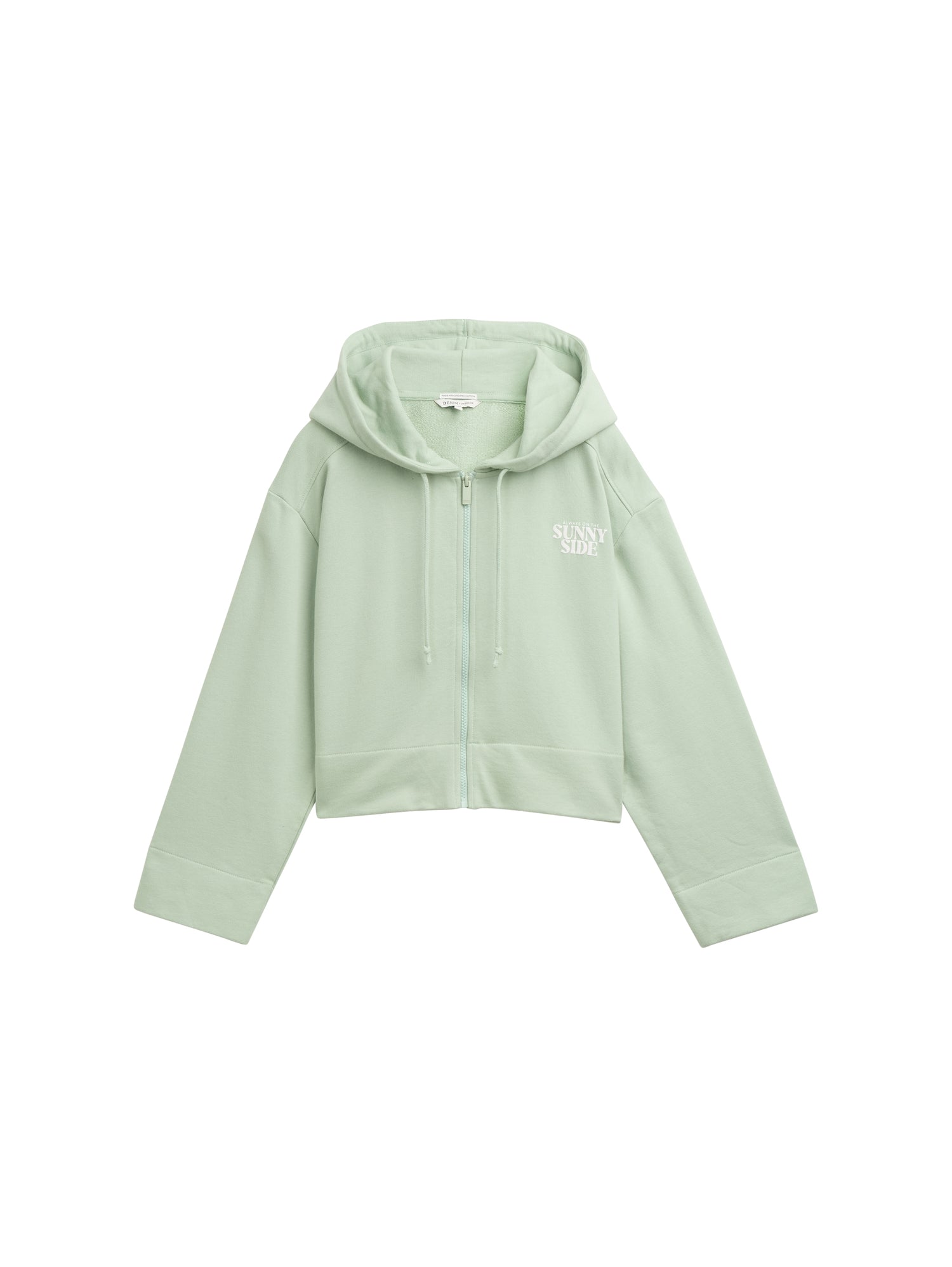 Tom Tailor Denim Hoodie Sweatshirtjacke für Frauen mit Print