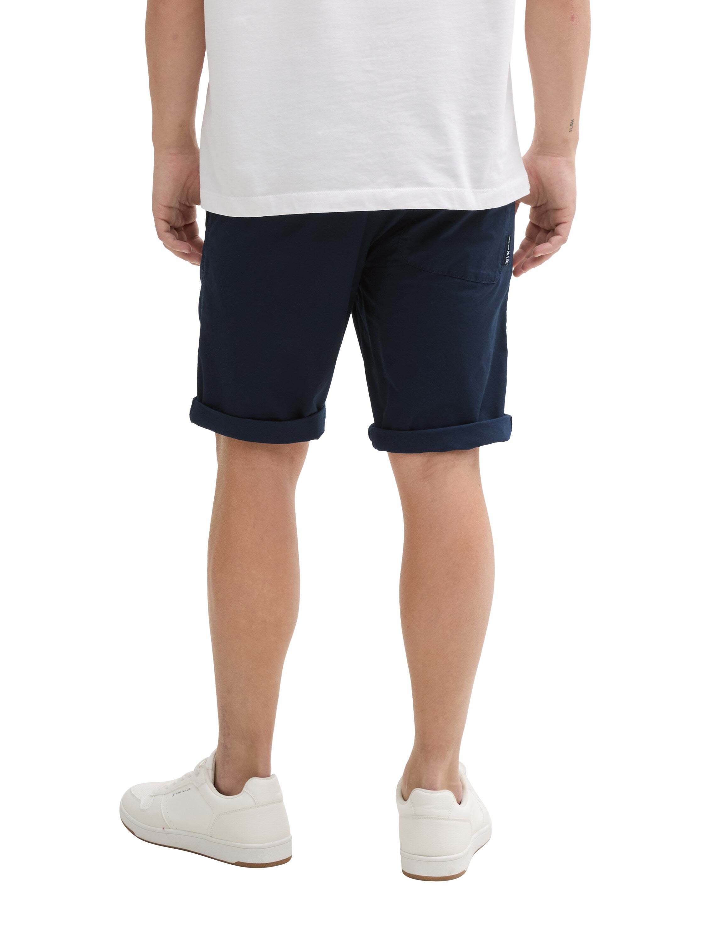 Tom Tailor Denim Shorts Herren Baumwolle mit Kordelzug