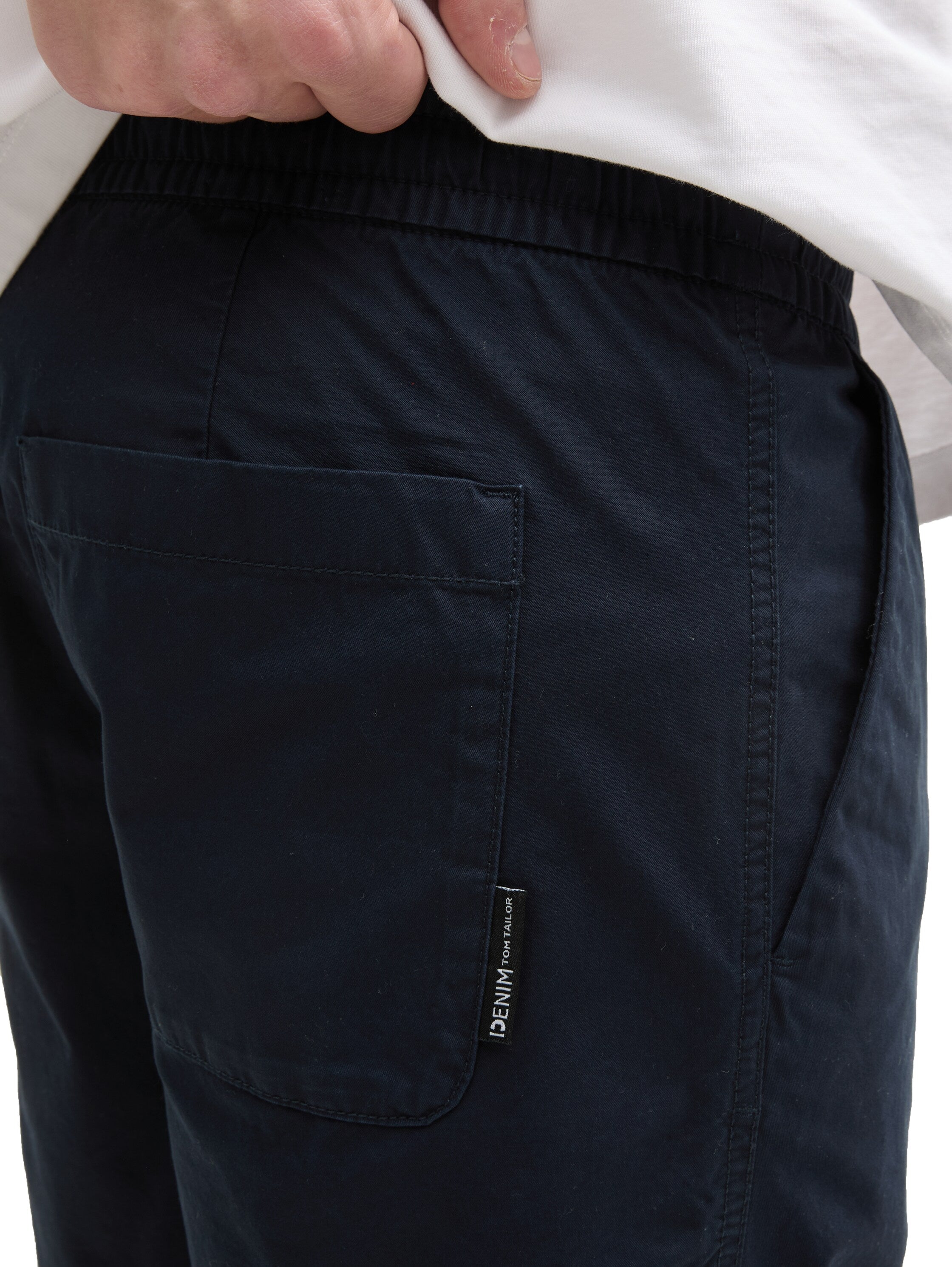 Tom Tailor Denim Shorts Herren Baumwolle mit Kordelzug