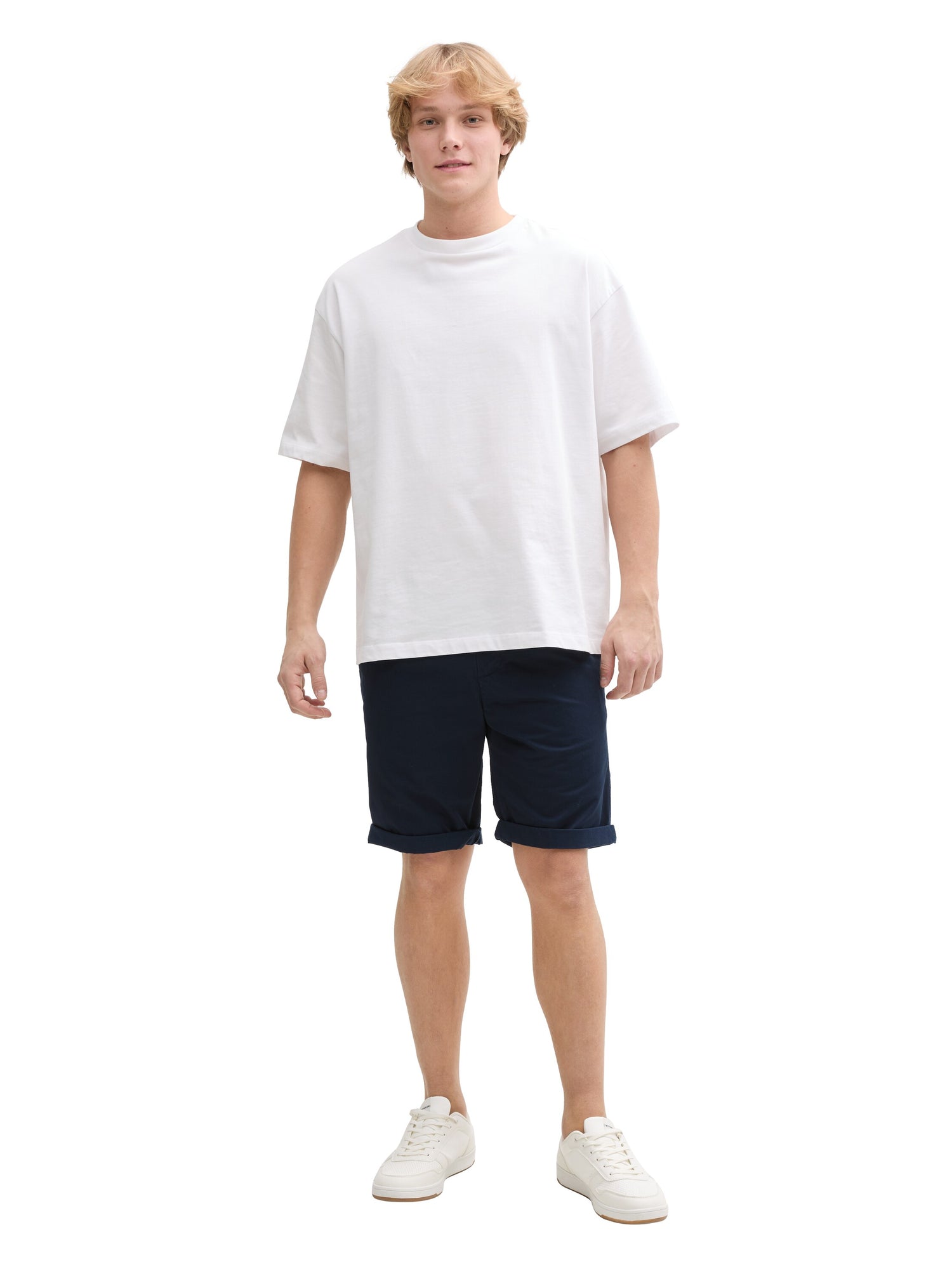 Tom Tailor Denim Shorts Herren Baumwolle mit Kordelzug