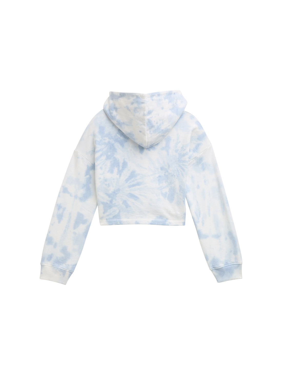 Tom Tailor Denim Cropped Hoodie Kinder Batik-Look Lockere Passform