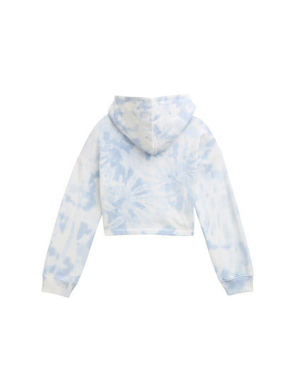 Tom Tailor Denim Cropped Hoodie Kinder Batik-Look Lockere Passform