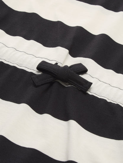 Tom Tailor Denim Gestreiftes Kurzes Kleid Kinder Kordelzug